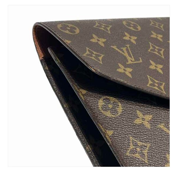 Louis Vuitton Porte-Documents Senateur Monogram Clutch Bag - Picture 4 of 5